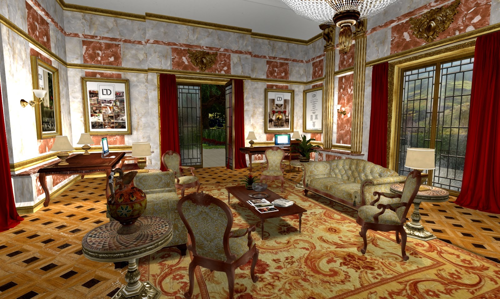 Echt Virtuell Rundgang über die Angel Manor Regionen