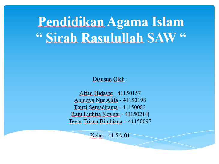 PPT] Download Presentasi Pendidikan Agama Islam Sirah Rasulullah SAW