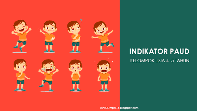 indikator paud kelompok usia 4 - 5 tahun