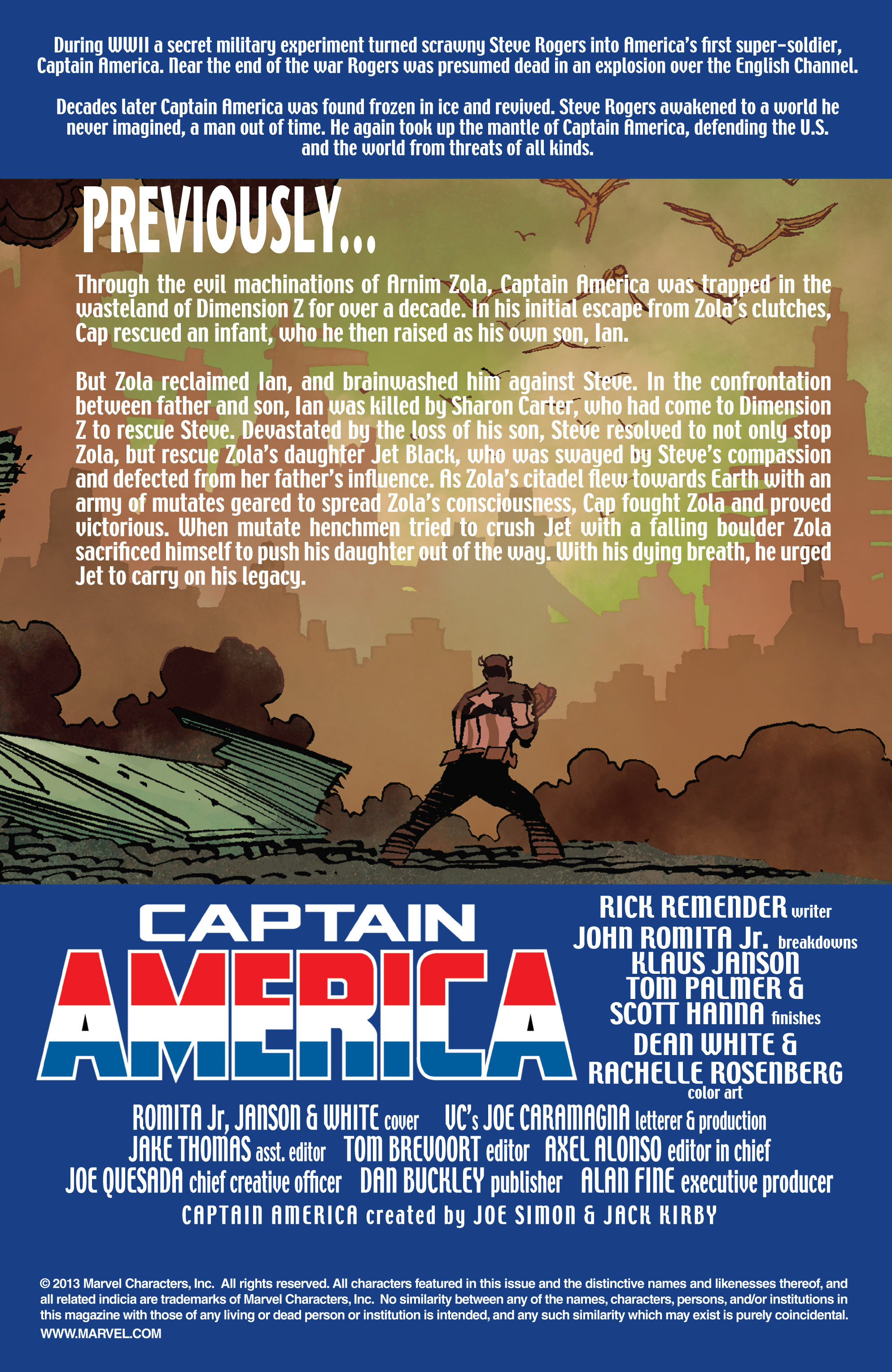 Read online Captain America (2013) comic -  Issue #10 - 2