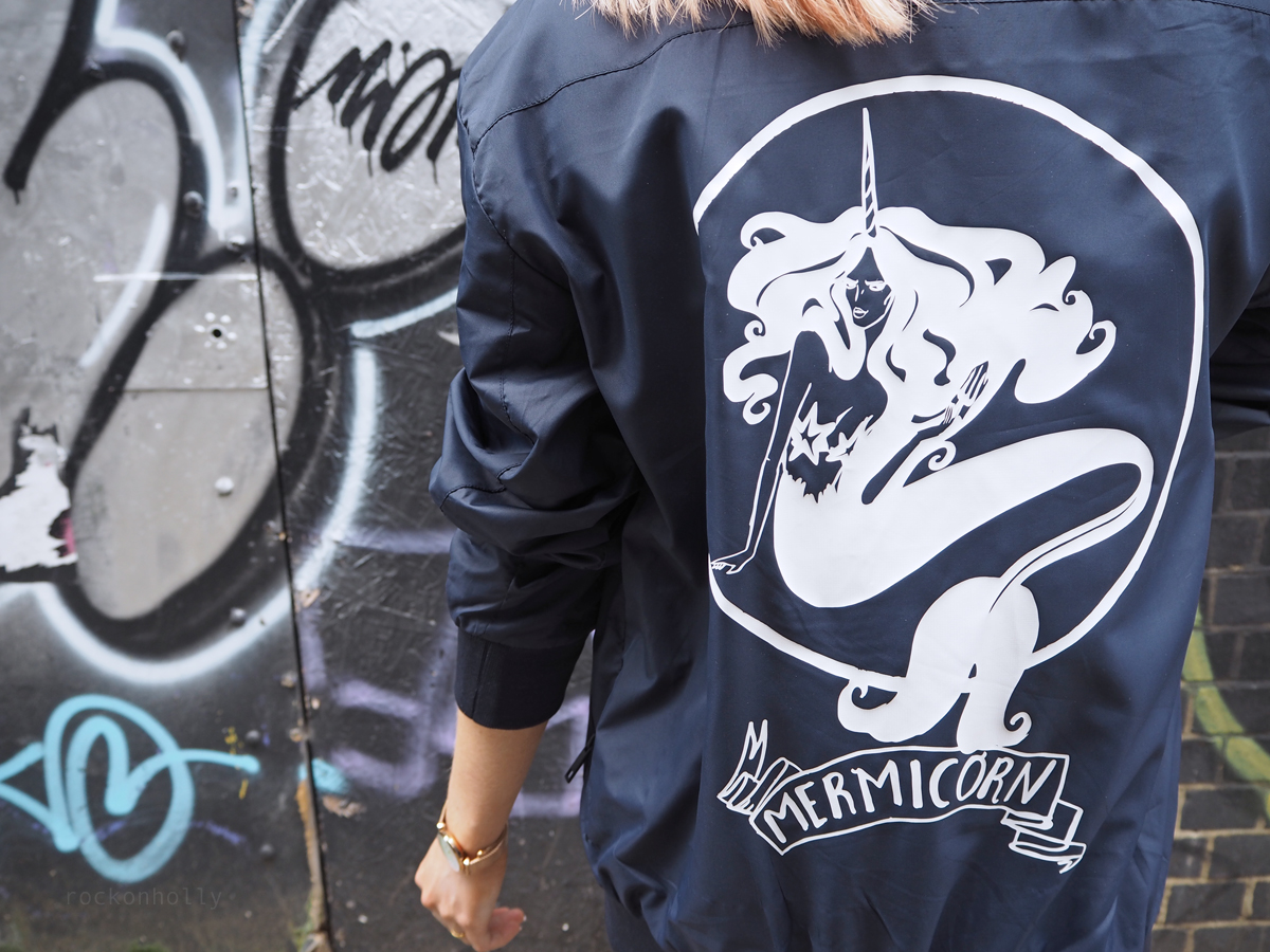 The Mermicorn Bomber Jacket from Rock On Ruby