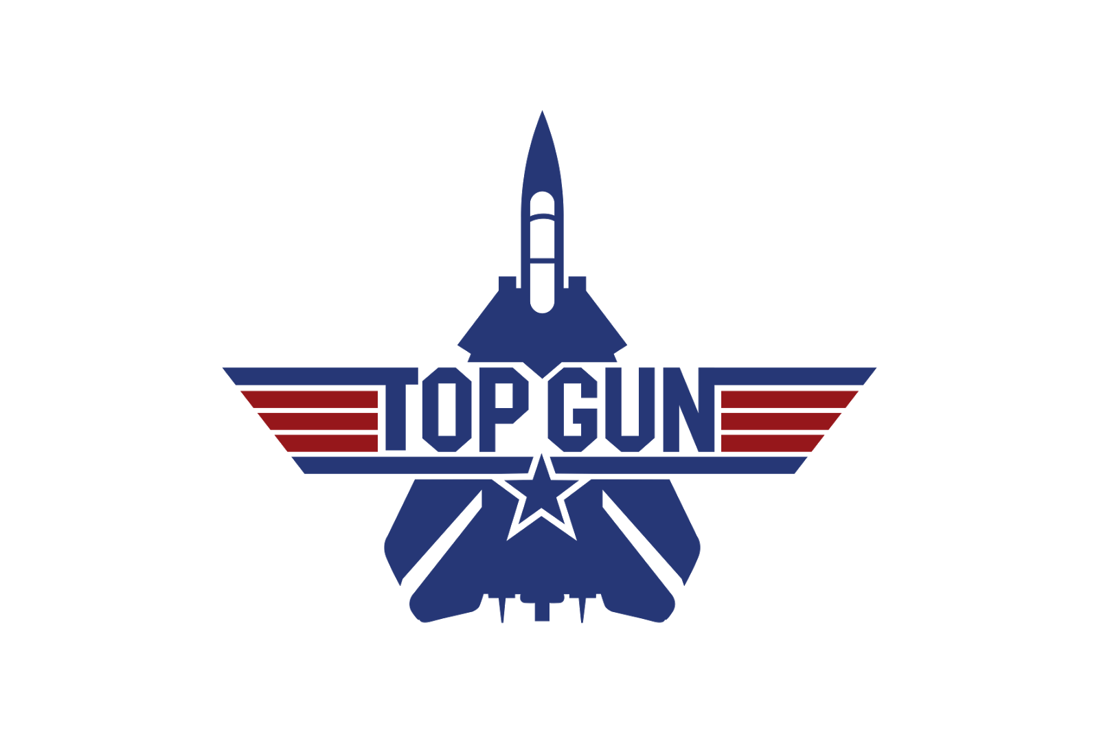 Top Gun Logo Blank
