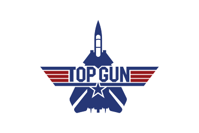 Top Gun Logo, Top Gun Logo vector