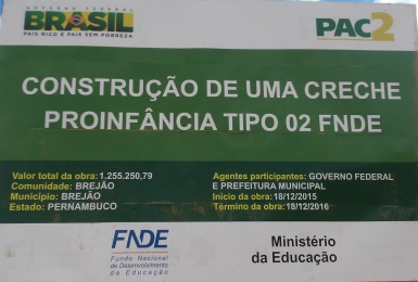 Construção de uma Creche.