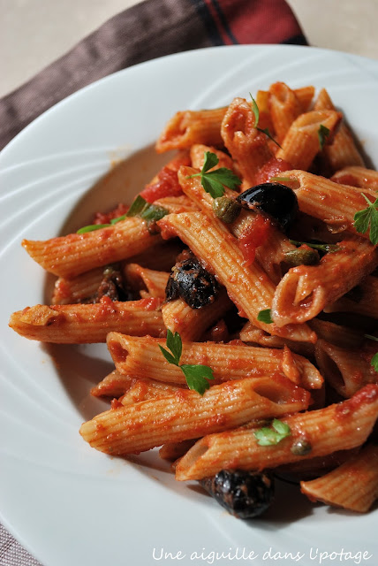 Pennette alla puttanesca 