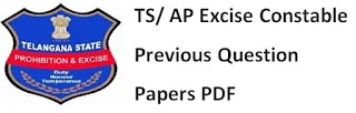 Excise Constable Question Papers of TS/ AP