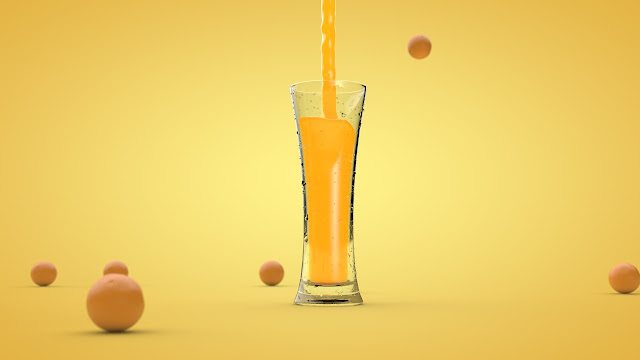 Orange Juice Packshot | Cinema 4D & After Effects - Irshad Pc