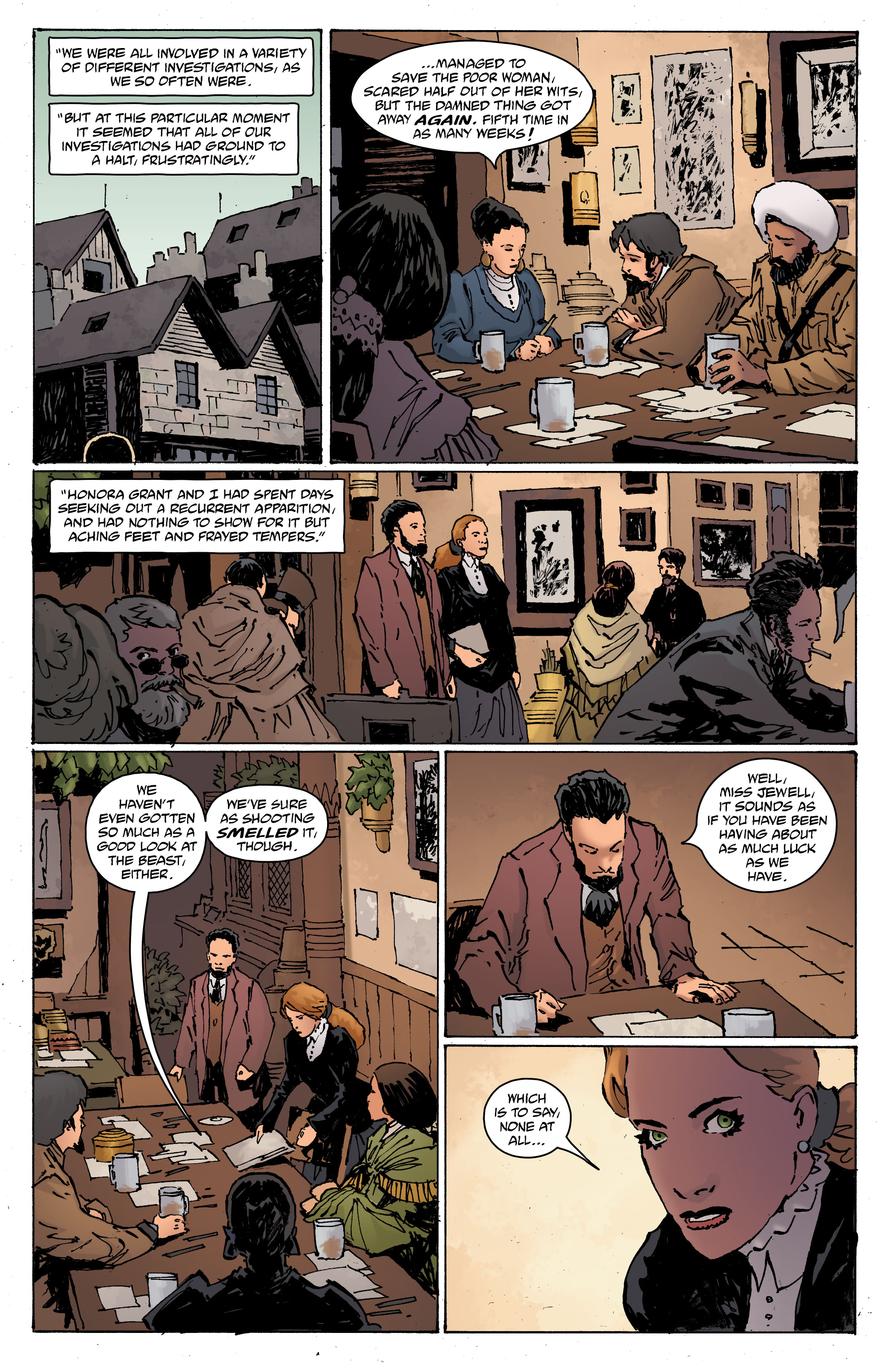 Read online Hellboy: The Silver Lantern Club comic -  Issue #5 - 6