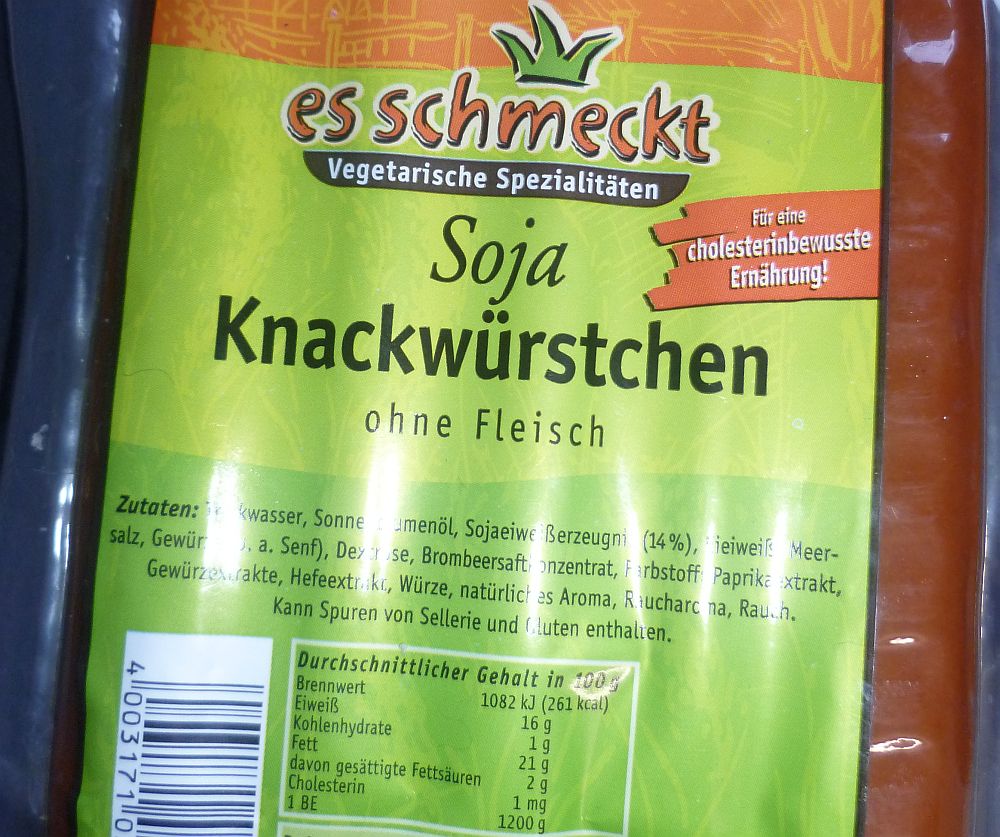 Almaliese nimmt nu ab mit Almased: Gemüsesuppe mit Sojawürstchen