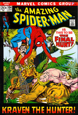 Amazing Spider-Man #104, Kraven, Ka-Zar, Zabu