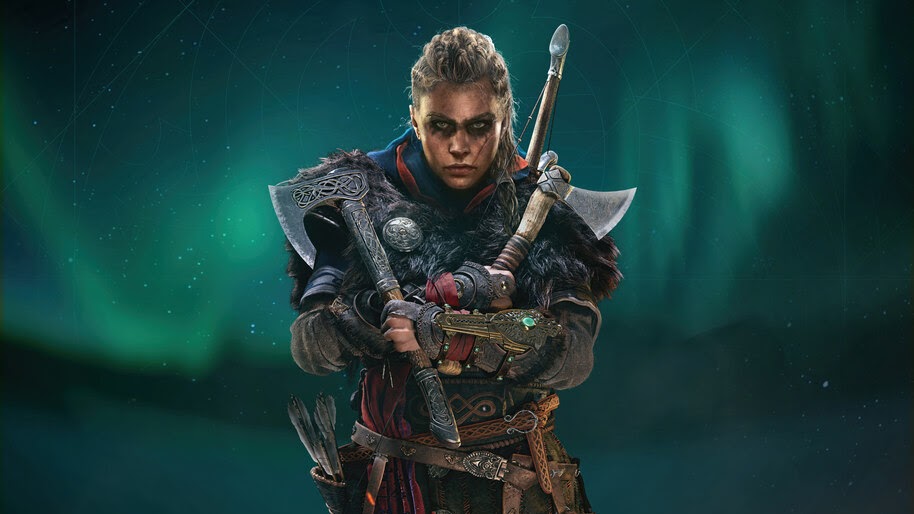 Assassins Creed Valhalla, Female, Eivor, Axe, 8K, #7.2262