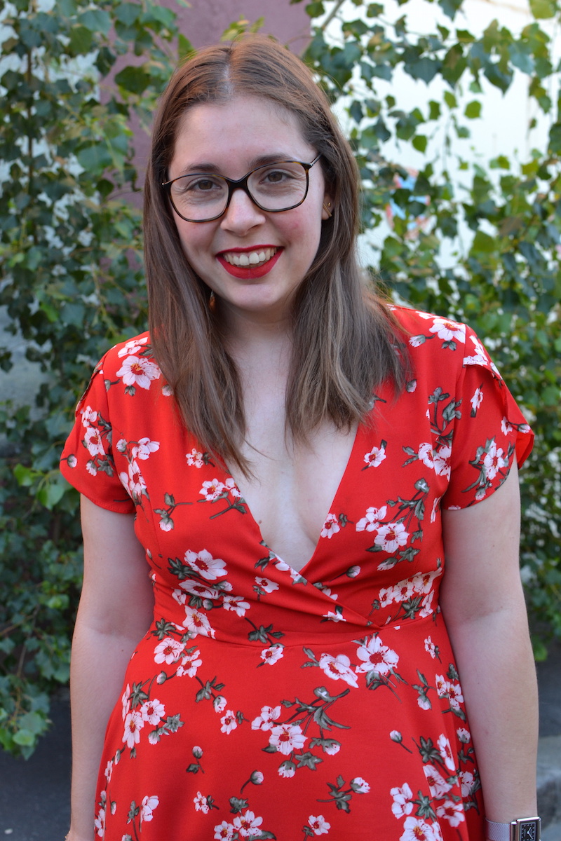 La petite robe rouge ?� fleurs�?� - Les petites choses du monde de chacha- Blog Mode - Lifestyle 