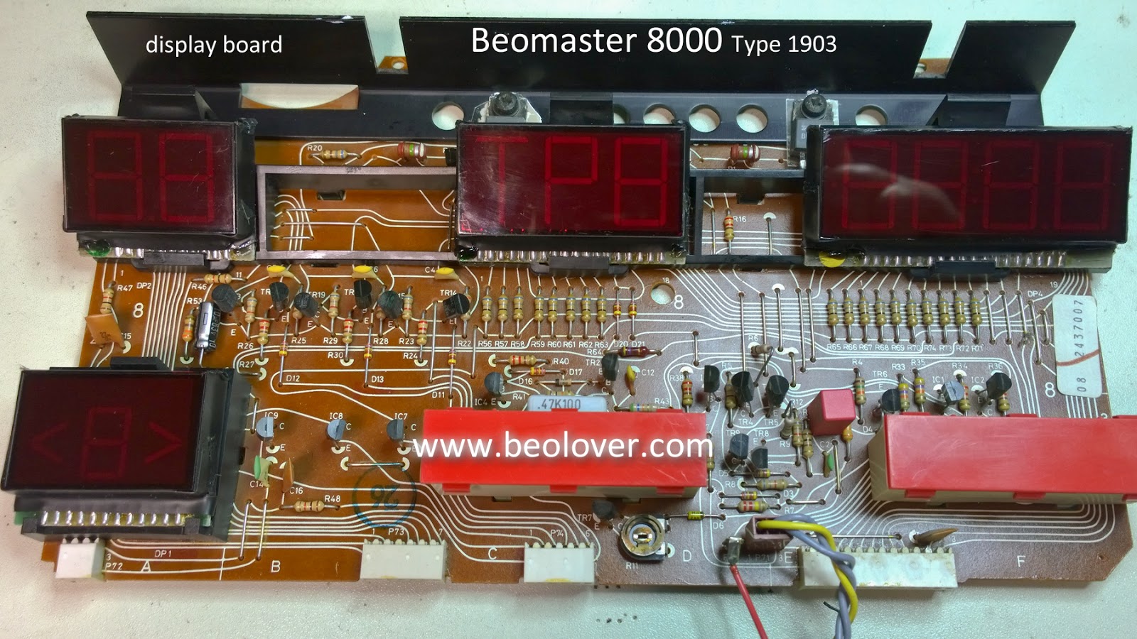 beolover: Beomaster 8000: Display Board (part 3)