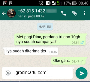 testimonial kartu tri testimonial grosirkartu