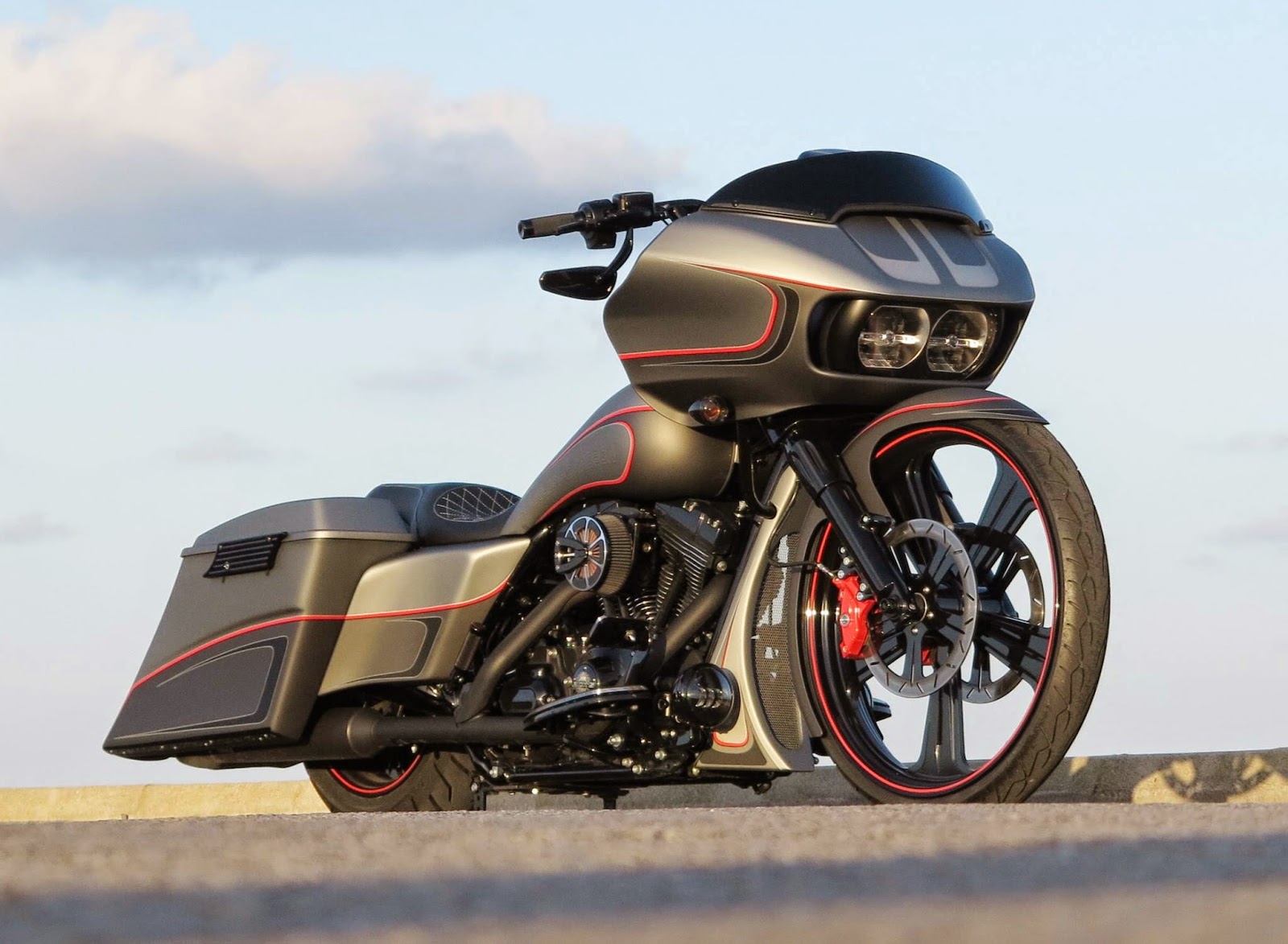 custom harley road glide