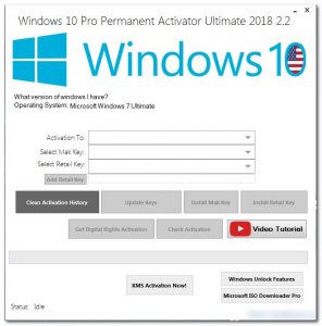 Windows 10 Pro Permanent Activator