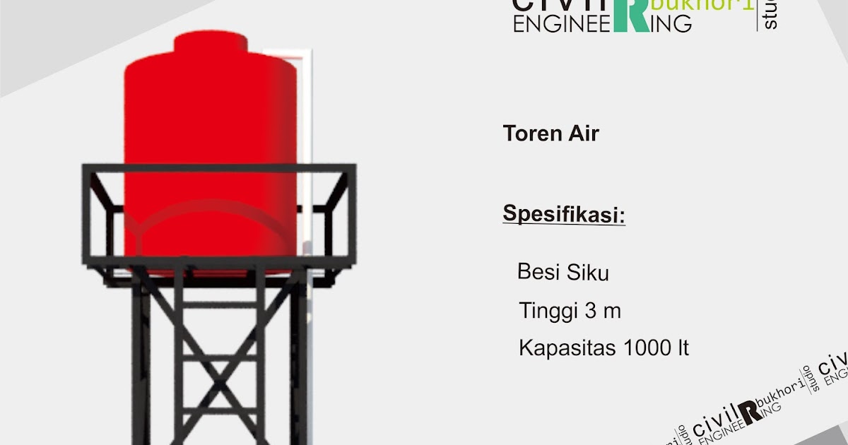 Open Order Toren Air - Hitungan Teknik Sipil
