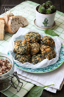 Спаначени кюфтенца с киноа /Spinach Quinoa Meatballs