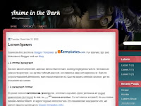 ✔ 5 Template Blogger Anime Keren