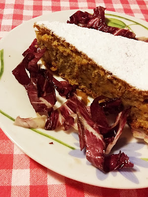 torta ciosota o torta dolce al radicchio