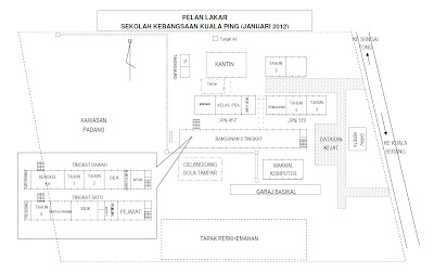 Pelan Tapak Sekolah Kebangsaan Kuala Ping