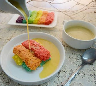 Resep Roti Jala Rainbow Kuah