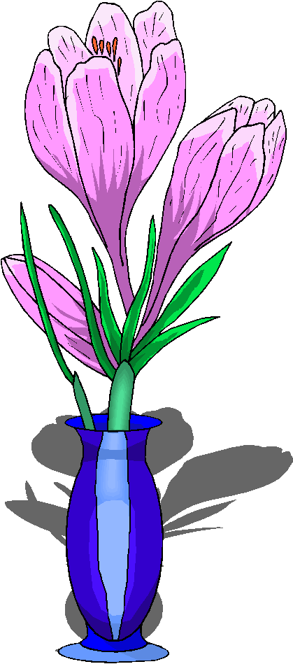 free clip art flowers in vase - photo #40
