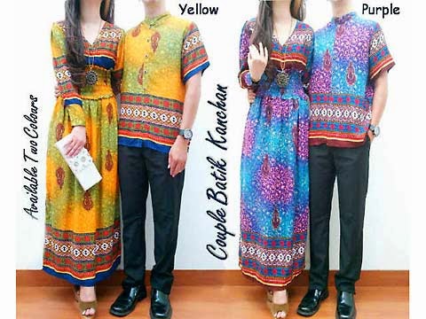 Desain BAJU BATIK COUPLE Trendy di 2014