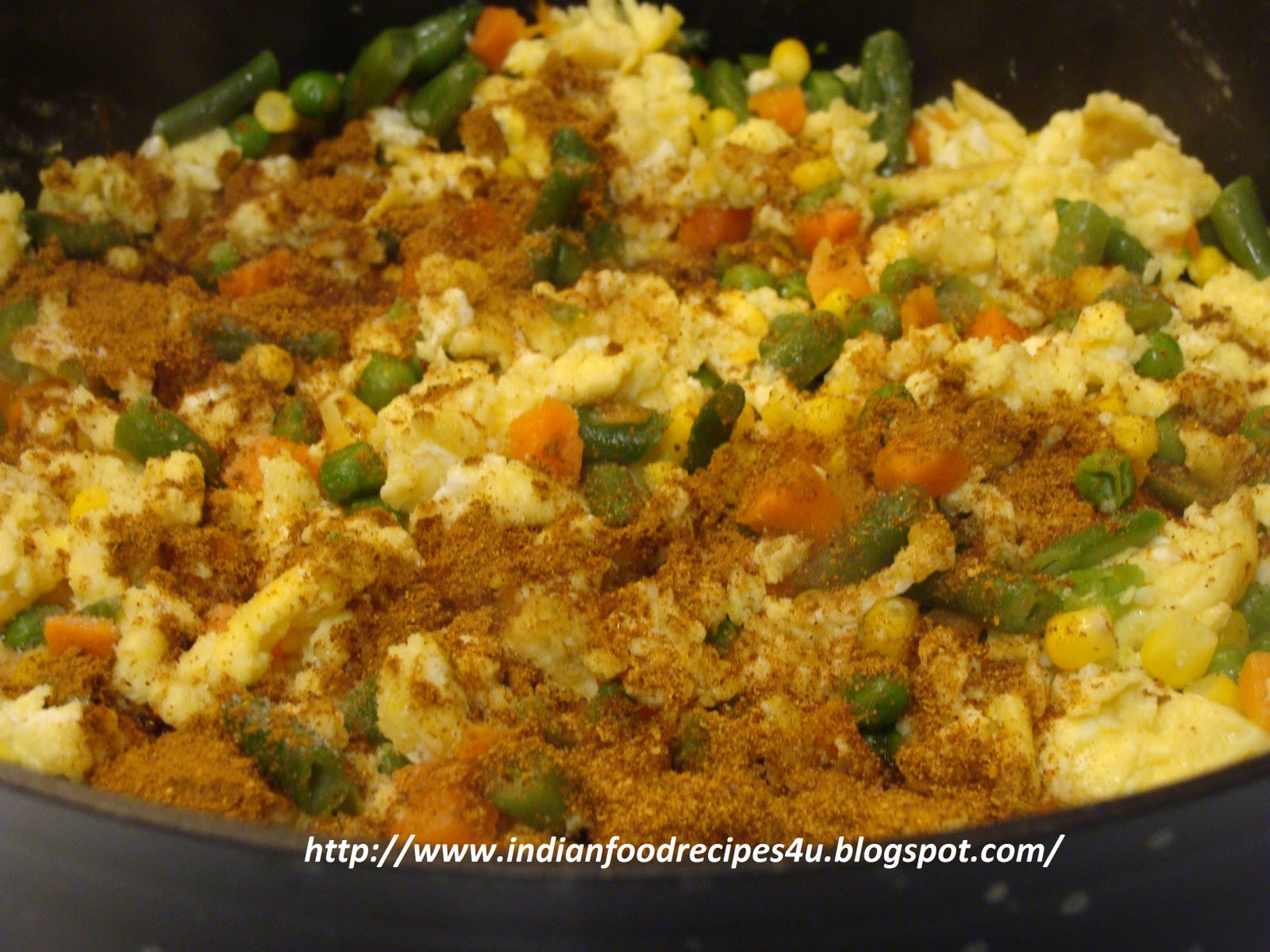 Indian Food Recipes For You: Egg Fried Rice - Indian style