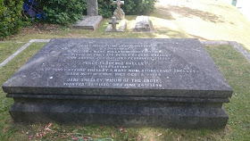Mary Shelley's gravestone in St Peter's churchyard, Bournemouth