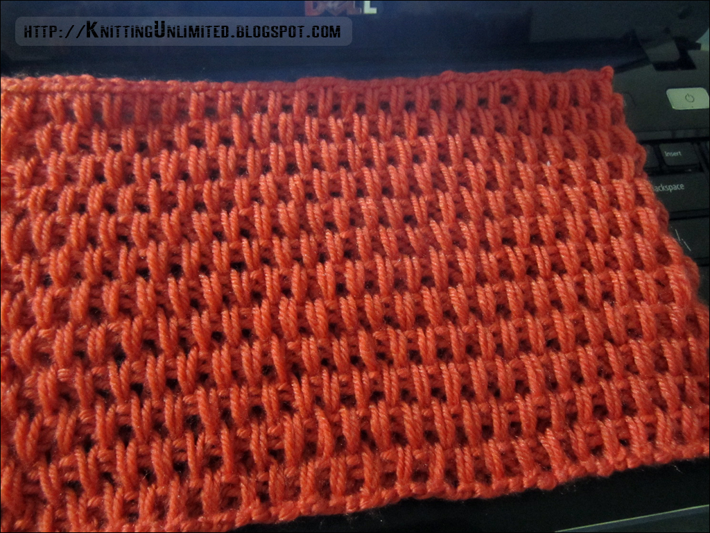 Long Drop Slip Stitch Pattern - Knitting Unlimited