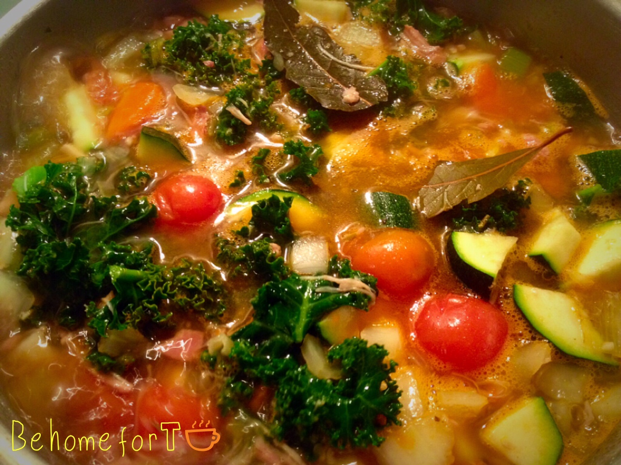 behomeforT Donna Hay's Chicken (Minestrone) Soup