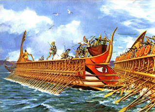 antiche navi greche, ricerca per la scuola scritta facile