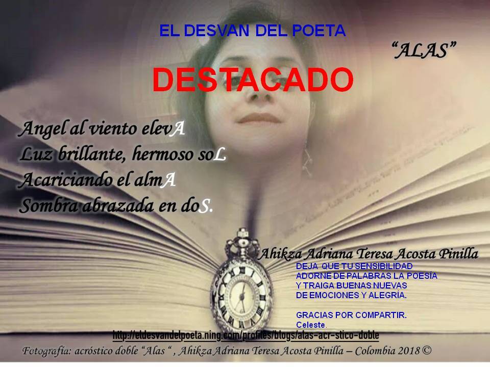 AHIKZA ADRIANA TERESA ACOSTA P. POESÍA , PENSAMIENTOS Y REFLEXIONES
