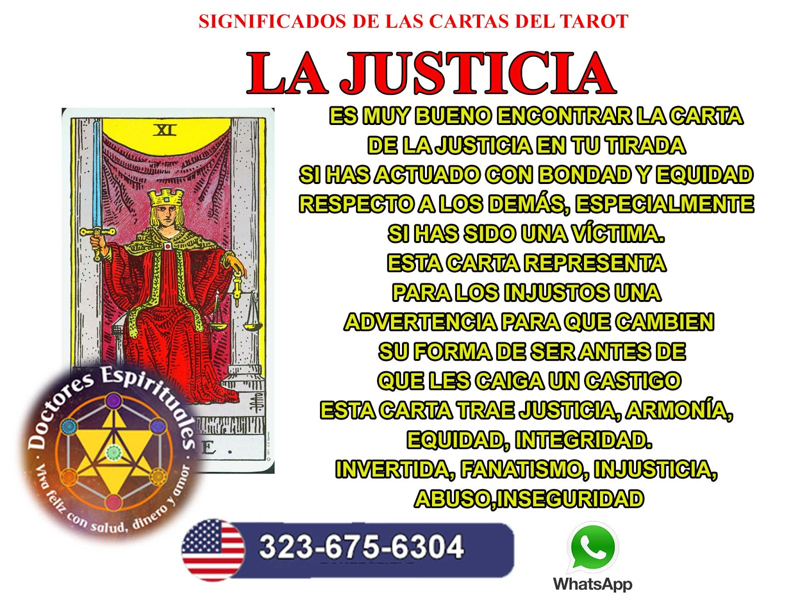 Doctores Espirituales Significado de las cartas del tarot