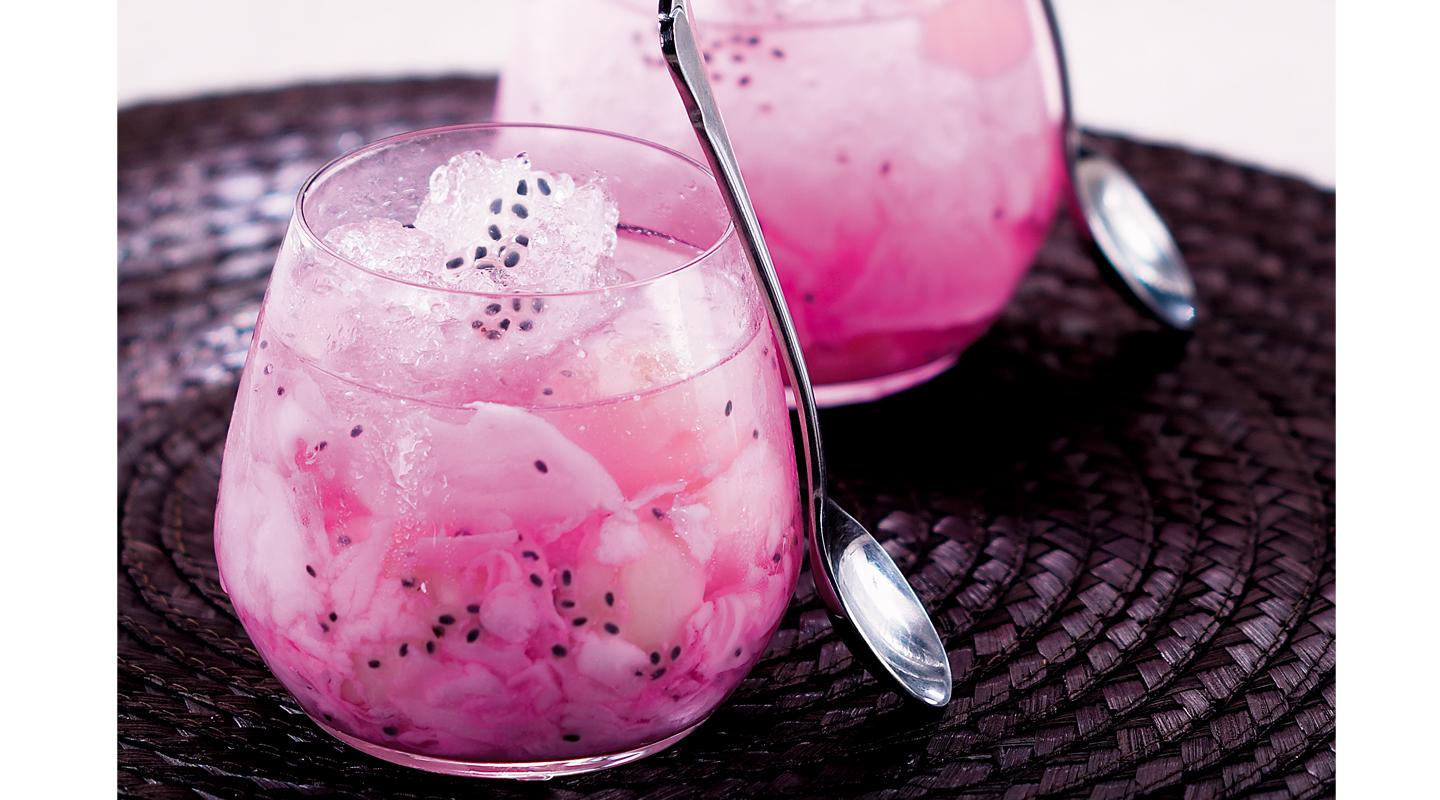 Resep Es Kopyor Degan Selasih