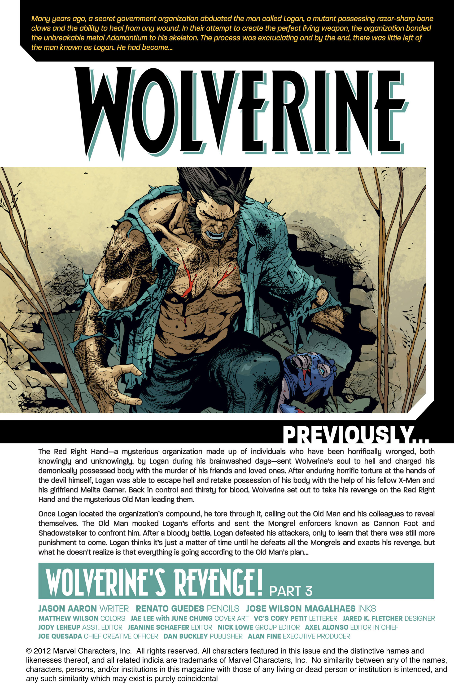 Wolverine (2010) issue 12 - Page 2