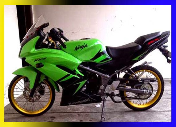 Modifikasi Ninja 150 RR Balap Edition Keren