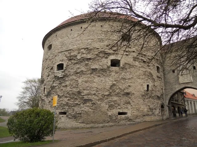 Tallinn's Fat Margaret Tower in the Rain