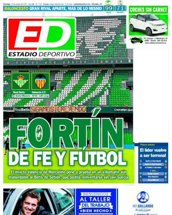 Betis, Estadio Deportivo: "Fortín de fe y fútbol"