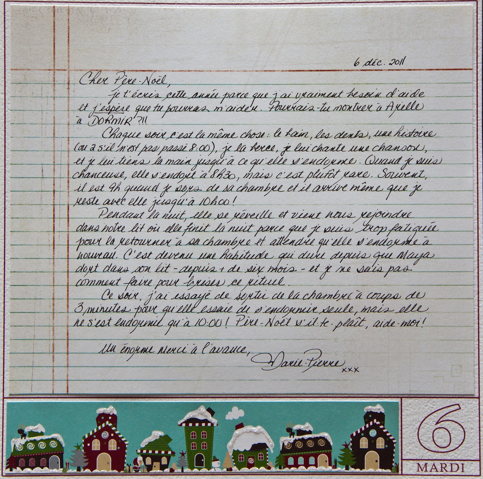 Marie-Pierre: December Daily - Day 6 Marie-Pierre: December Daily - Day 6