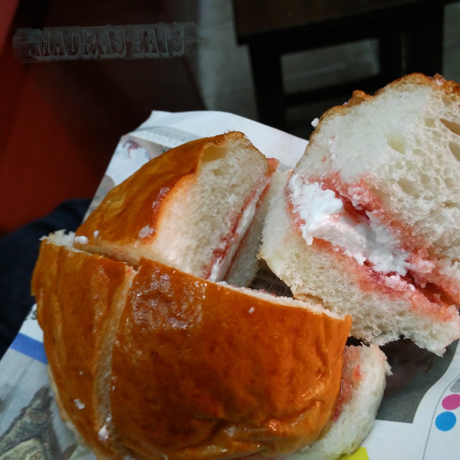 Great Food in Chennai Bun, Butter n Jam at G. Gopaul Dairy, Philips Rd