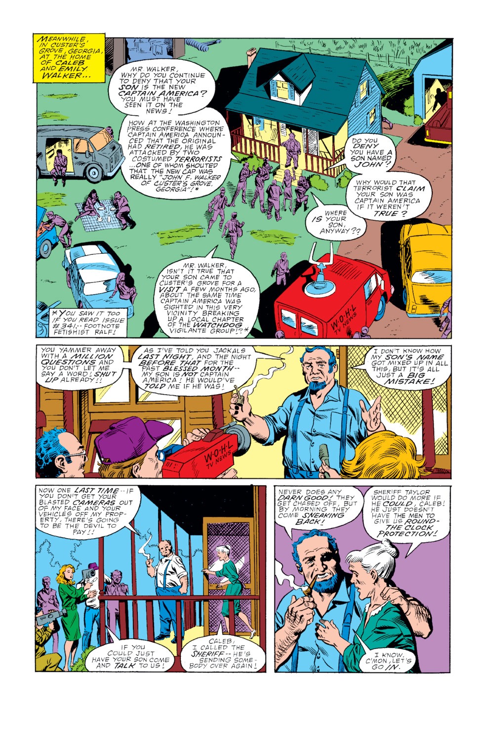 Read online Captain America (1968) comic -  Issue #345 - 7
