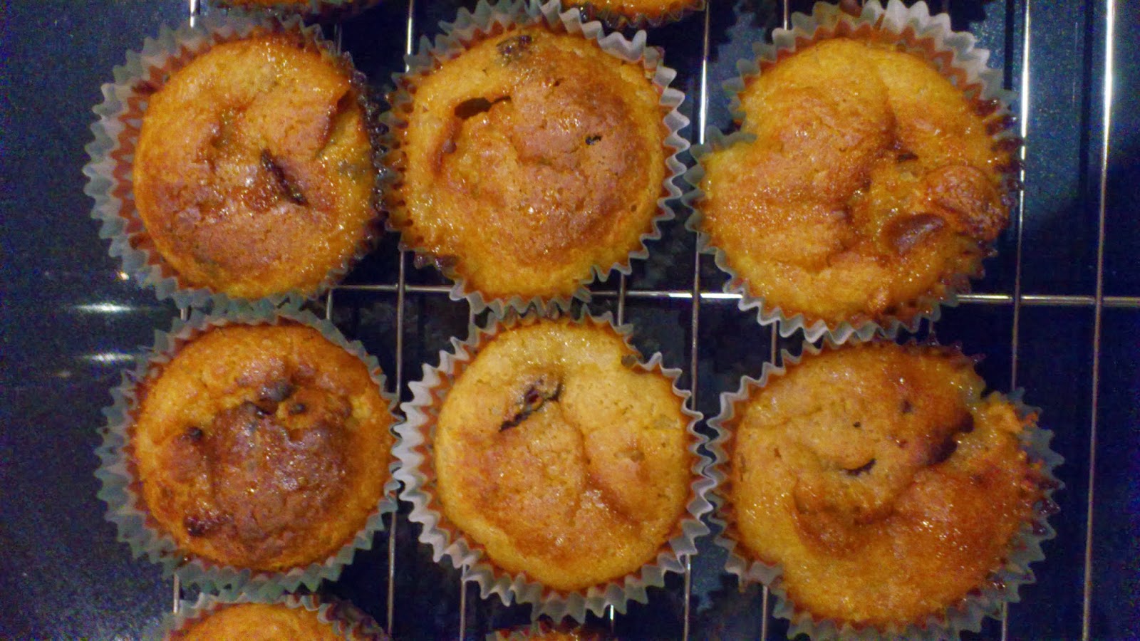 Jade Bakes White Chocolate, Orange and Cranberry Muffins