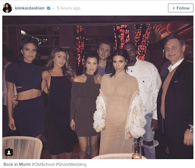 The Kardashians along with Kanye west celebrate her 37th birthday in MIAMI