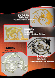 Ornamen Besi Tempa ornamen alferon, aksesoris pagar klasik, alumunium cor