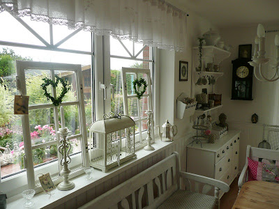 Katrins Landleben: Bilder vom Esszimmer und Fenster im Fenster