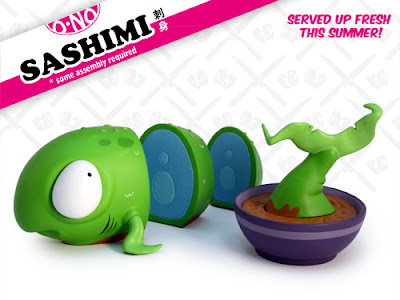 Standard Edition Green O-No Sashimi Vinyl Figure by Andrew Bell