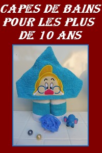 Capes de bains pour les plus de 10 ans