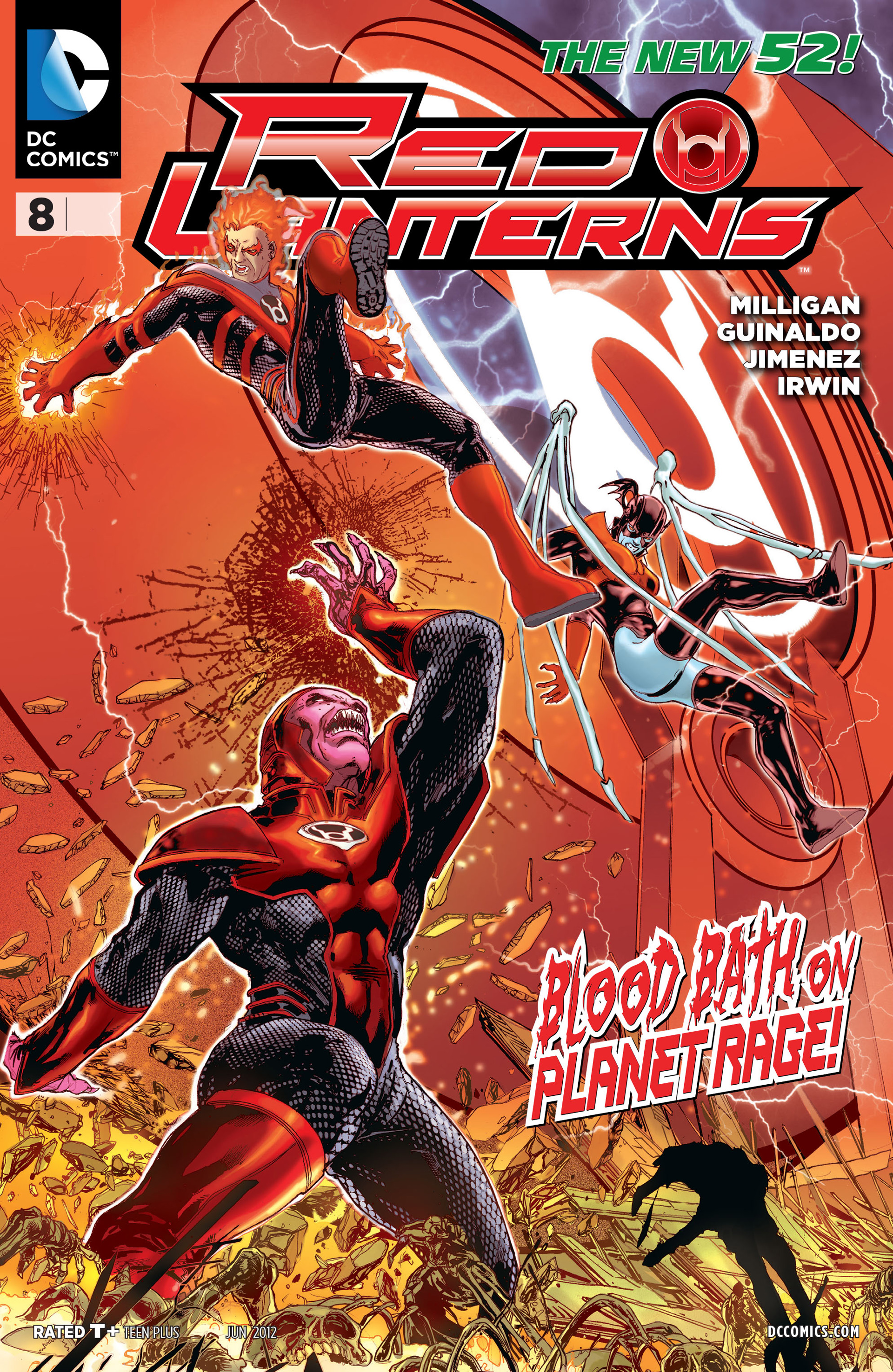 Red Lanterns issue 8 - Page 1